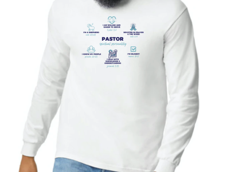 PASTOR DEFINED long sleeve white t-shirt Discount