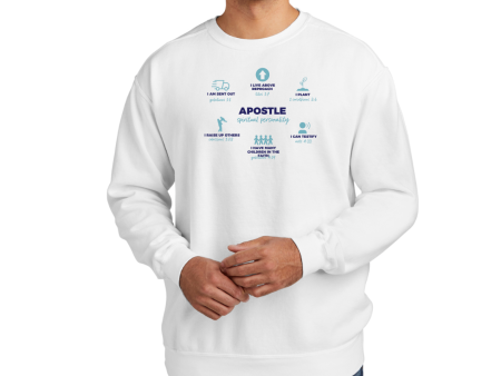 APOSTLE DEFINED luxury white sweatshirt Cheap