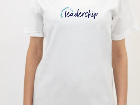 JOURNEY TO LEADERSHIP women s white t-shirt Online now