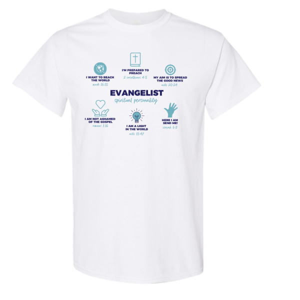 EVANGELIST DEFINED white t-shirt For Sale