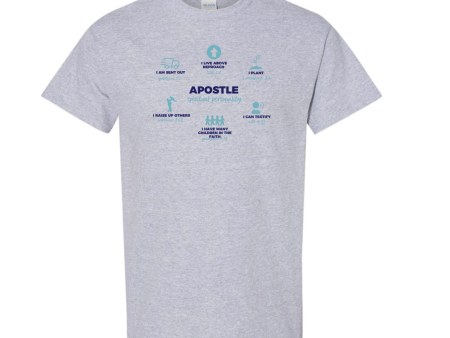 APOSTLE DEFINED grey t-shirt Online Sale