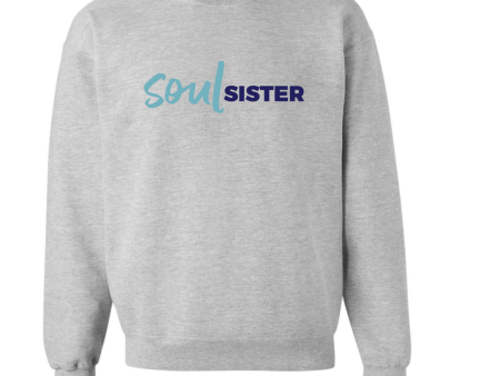 SOUL SISTER grey sweatshirt Discount