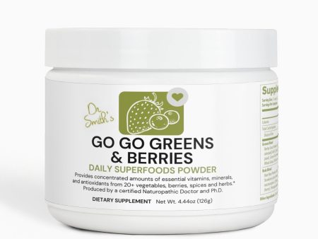 GO GO GREENS & BERRIES DAILY SUPER-FOOD POWDER Hot on Sale