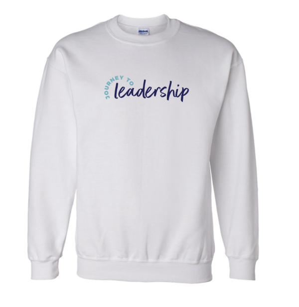 JOURNEY TO LEADERSHIP white sweatshirt Online now