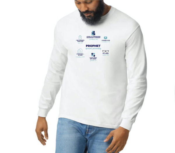 PROPHET DEFINED long sleeve white t-shirt Sale