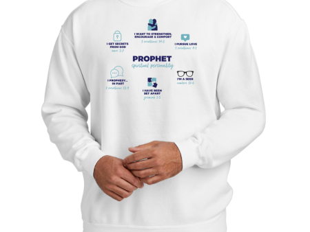 PROPHET DEFINED luxury white sweatshirt Sale