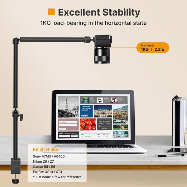 Ulanzi VIJIM LS08 Flexible Overhead Camera Mount Desk Stand 2666 Cheap