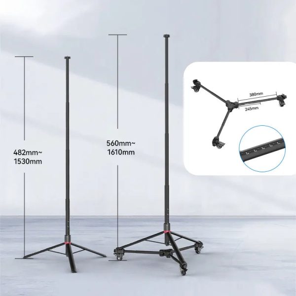 Ulanzi AT-03 Protable Tripod and Tripod Dolly Kit Fashion