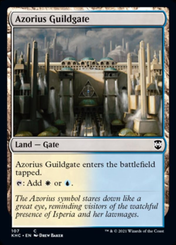 Azorius Guildgate [Kaldheim Commander] Online Sale