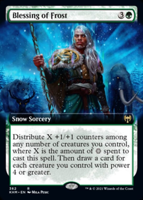 Blessing of Frost (Extended Art) [Kaldheim] Online Hot Sale