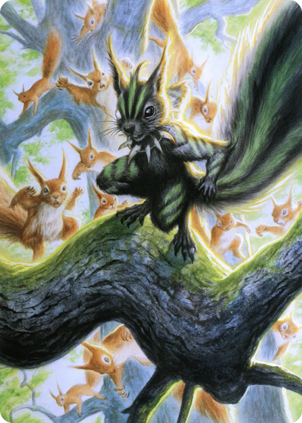 Chatterfang, Squirrel General Art Card (67) [Modern Horizons 2 Art Series] For Sale