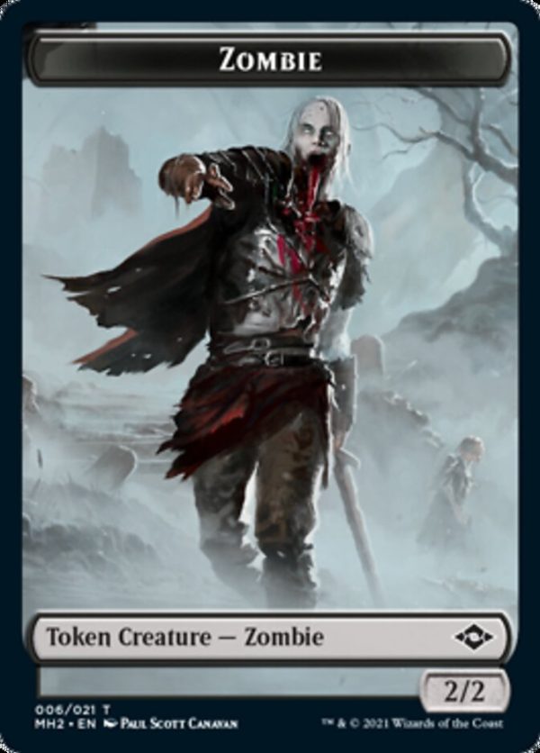 Clue (14)    Zombie Double-Sided Token [Modern Horizons 2 Tokens] Fashion