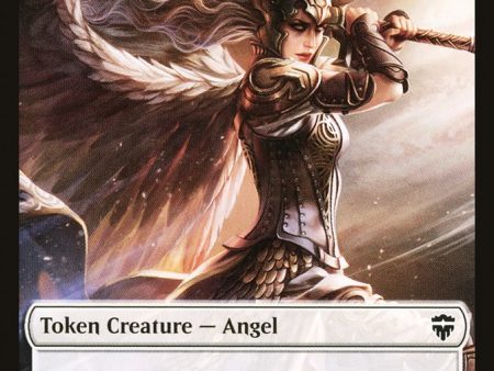 Angel    Treasure Double-Sided Token [Commander Legends Tokens] Sale