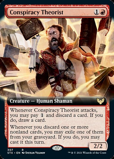 Conspiracy Theorist (Extended Art) [Strixhaven: School of Mages] Supply