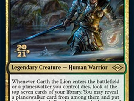 Carth the Lion [Modern Horizons 2 Prerelease Promos] For Discount