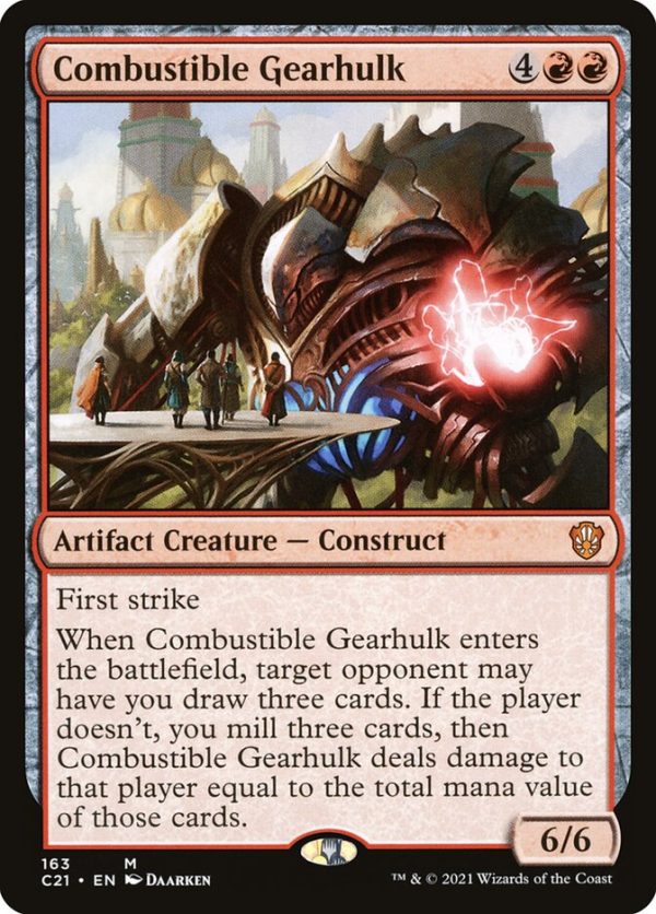 Combustible Gearhulk [Commander 2021] For Sale