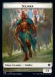 Cat    Soldier Double-Sided Token [Commander Legends Tokens] Sale