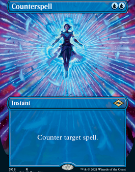 Counterspell (Borderless Alternate Art) [Modern Horizons 2] Hot on Sale