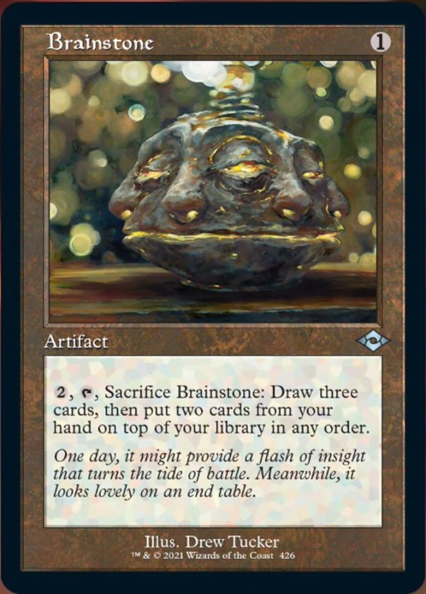 Brainstone (Retro Foil Etched) [Modern Horizons 2] Online Sale