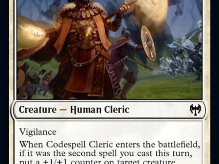 Codespell Cleric [Kaldheim] Discount