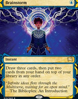 Brainstorm (Foil Etched) [Strixhaven: School of Mages Mystical Archive] Cheap