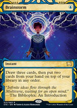 Brainstorm (Foil Etched) [Strixhaven: School of Mages Mystical Archive] Cheap