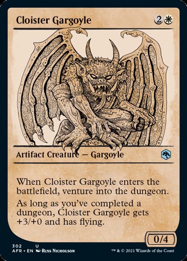 Cloister Gargoyle (Showcase) [Dungeons & Dragons: Adventures in the Forgotten Realms] Online now