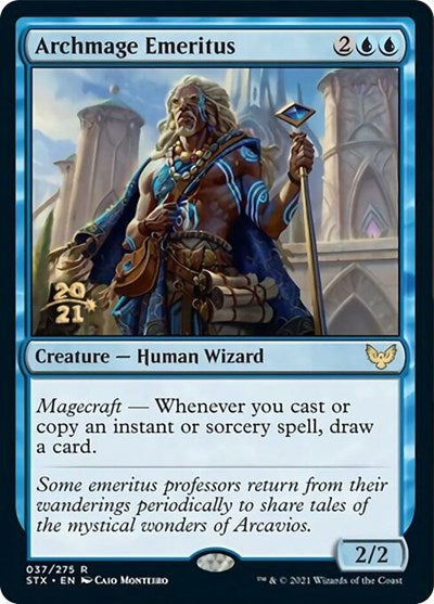 Archmage Emeritus [Strixhaven: School of Mages Prerelease Promos] Hot on Sale