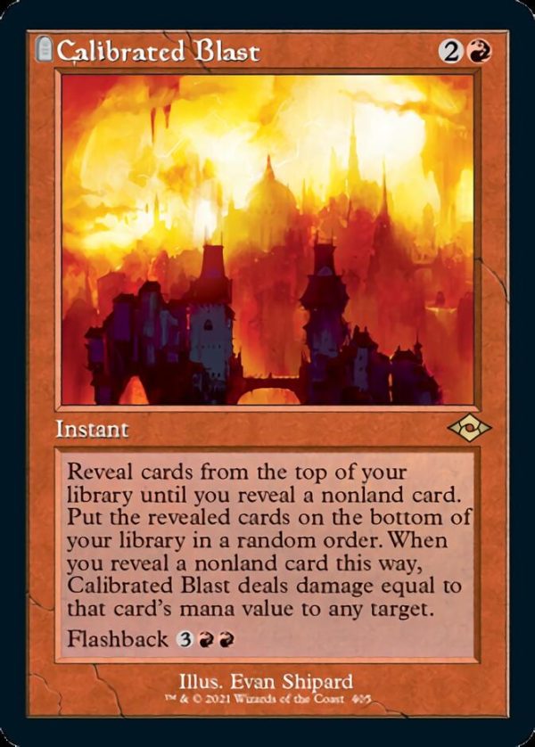 Calibrated Blast (Retro Foil Etched) [Modern Horizons 2] Cheap