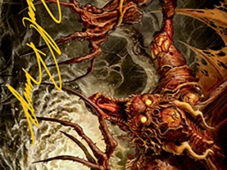 Archfiend of Sorrows Art Card (Gold-Stamped Signature) [Modern Horizons 2 Art Series] Online