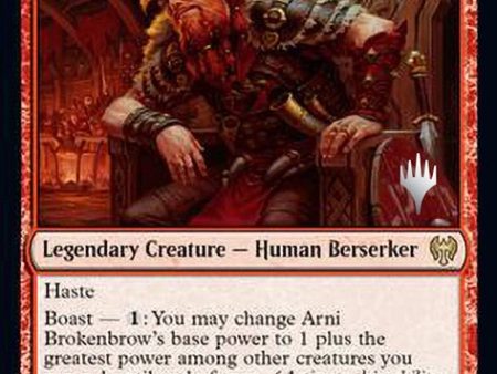 Arni Brokenbrow (Promo Pack) [Kaldheim Promos] Discount