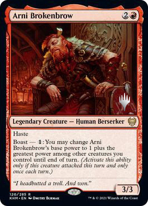 Arni Brokenbrow (Promo Pack) [Kaldheim Promos] Discount