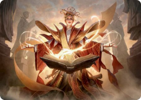 Augusta, Dean of Order Art Card [Strixhaven: School of Mages Art Series] For Cheap