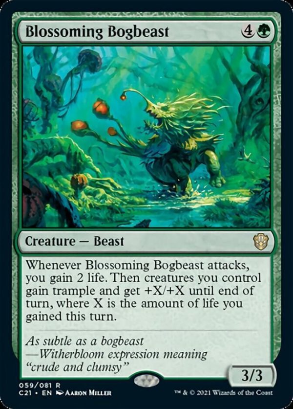 Blossoming Bogbeast [Commander 2021] For Cheap