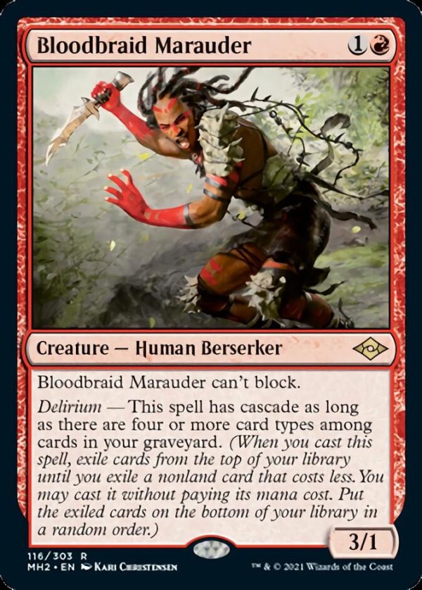 Bloodbraid Marauder [Modern Horizons 2] Online now