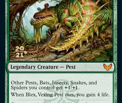 Blex, Vexing Pest    Search for Blex [Strixhaven: School of Mages Prerelease Promos] For Sale