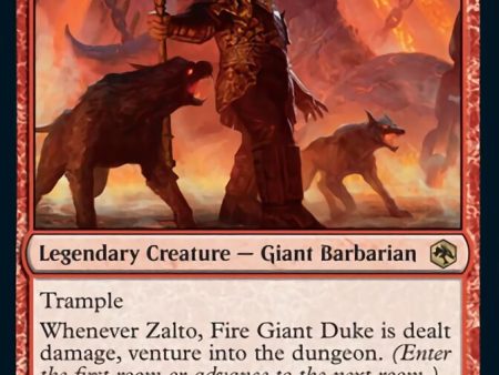 Zalto, Fire Giant Duke [Dungeons & Dragons: Adventures in the Forgotten Realms] Sale