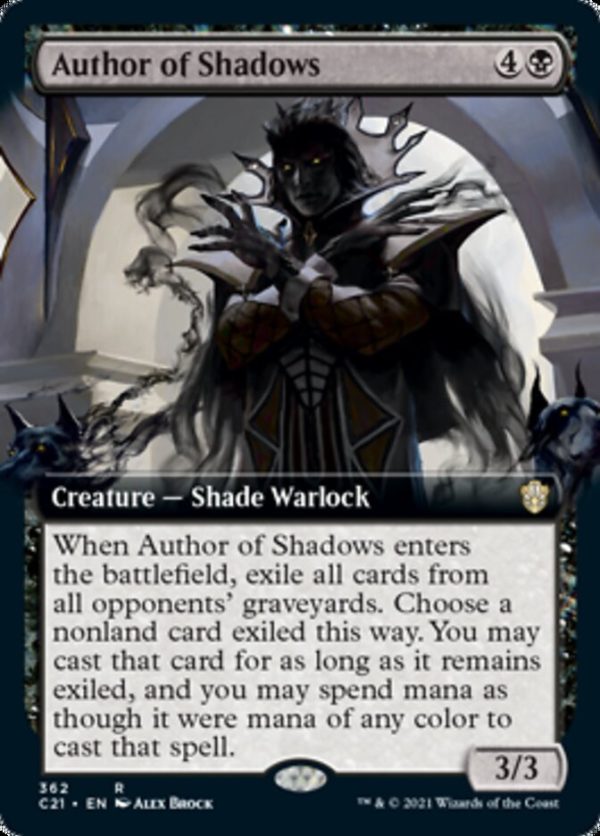 Author of Shadows (Extended Art) [Commander 2021] Sale