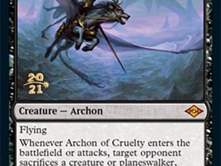 Archon of Cruelty [Modern Horizons 2 Prerelease Promos] For Cheap