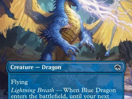 Blue Dragon (Borderless Alternate Art) [Dungeons & Dragons: Adventures in the Forgotten Realms] For Sale