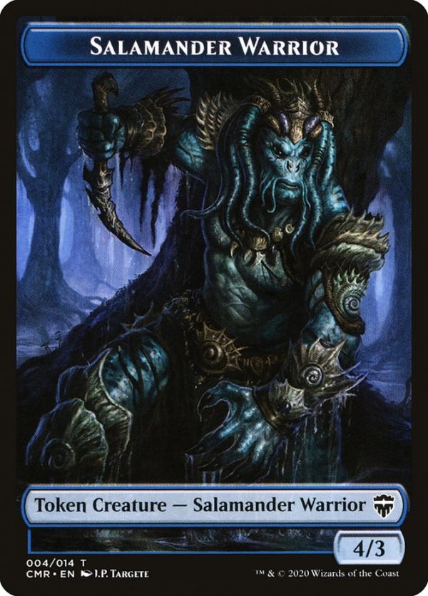 Copy (013)    Salamander Warrior Double-Sided Token [Commander Legends Tokens] For Discount