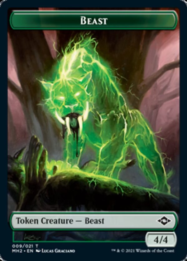 Beast Token [Modern Horizons 2 Tokens] For Discount