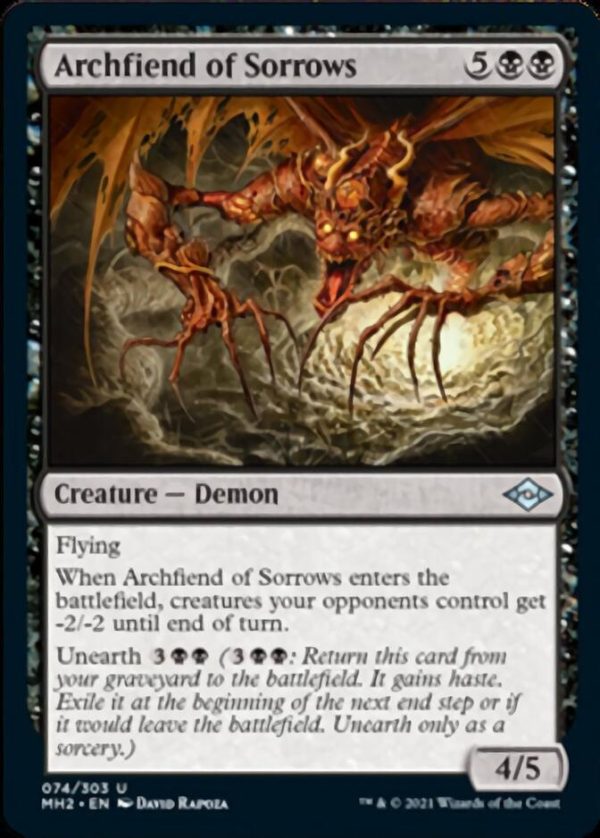 Archfiend of Sorrows [Modern Horizons 2] Cheap