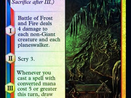 Battle of Frost and Fire [Kaldheim Prerelease Promos] Hot on Sale