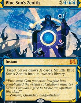 Blue Sun s Zenith (Foil Etched) [Strixhaven: School of Mages Mystical Archive] Online