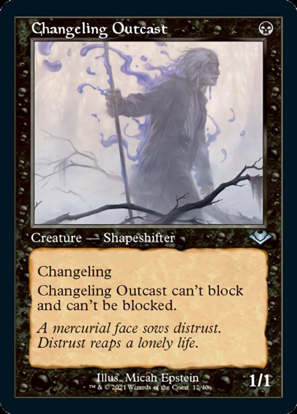 Changeling Outcast (Retro Foil Etched) [Modern Horizons] Online now