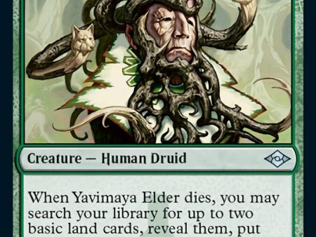 Yavimaya Elder (Foil Etched) [Modern Horizons 2] For Cheap