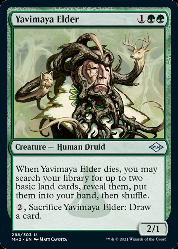 Yavimaya Elder (Foil Etched) [Modern Horizons 2] For Cheap