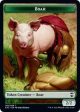 Boar    Spirit Double-Sided Token [Kaldheim Commander Tokens] For Cheap