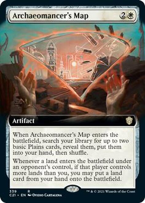 Archaeomancer s Map (Extended Art) [Commander 2021] Online now